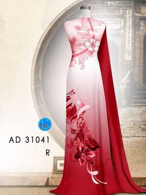 Vải Áo Dài Hoa In 3D AD 31041 33